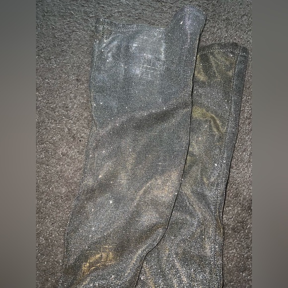 LEKISHA // Sparkly Over the Knee Pointed Toe Stiletto Boots - Picture 12 of 13